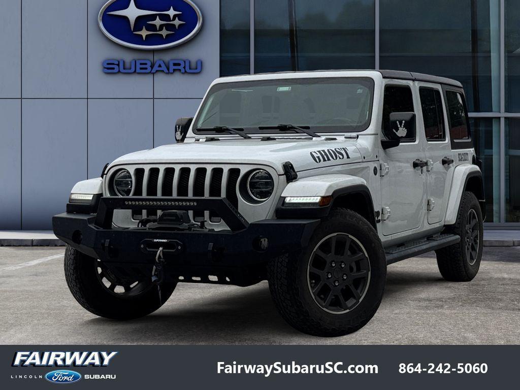 used 2021 Jeep Wrangler Unlimited car, priced at $30,296