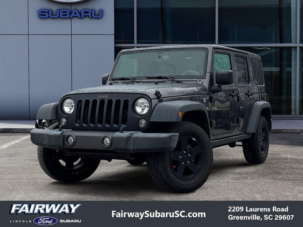 used 2017 Jeep Wrangler Unlimited car, priced at $16,996