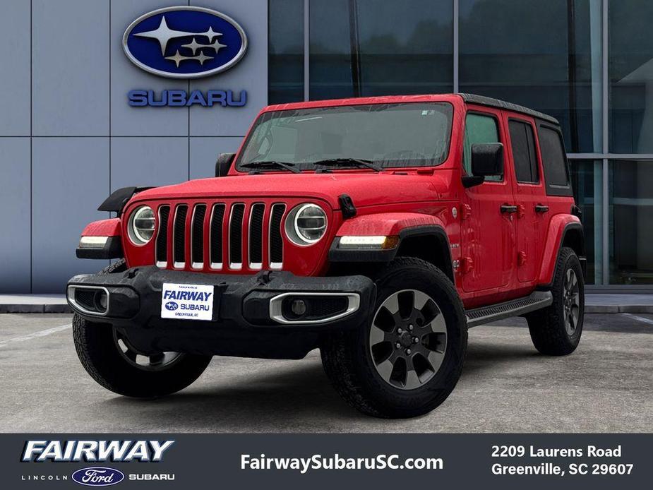 used 2018 Jeep Wrangler Unlimited car, priced at $29,896