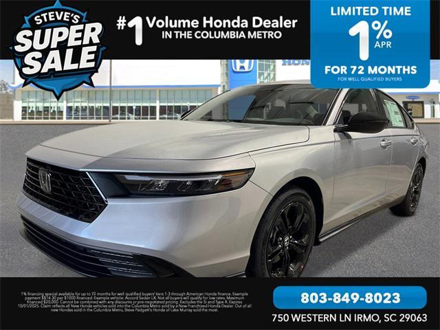 new 2025 Honda Accord car, priced at $30,389