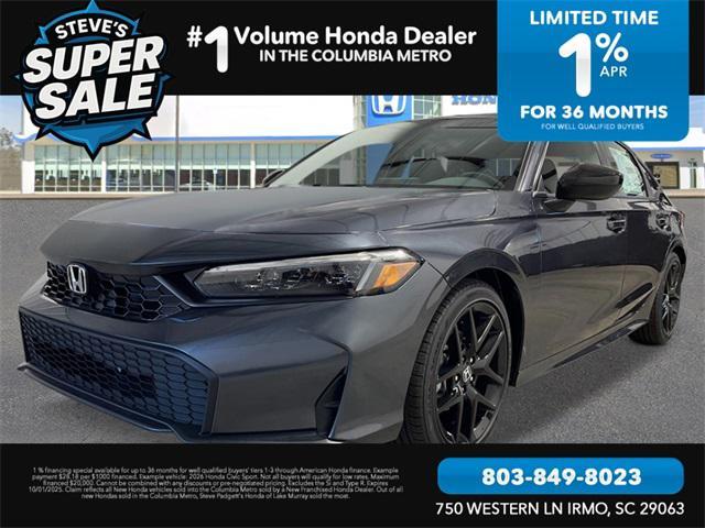 new 2026 Honda Civic car, priced at $27,790