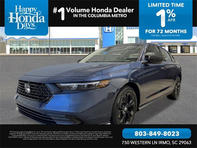 new 2025 Honda Accord car, priced at $30,434