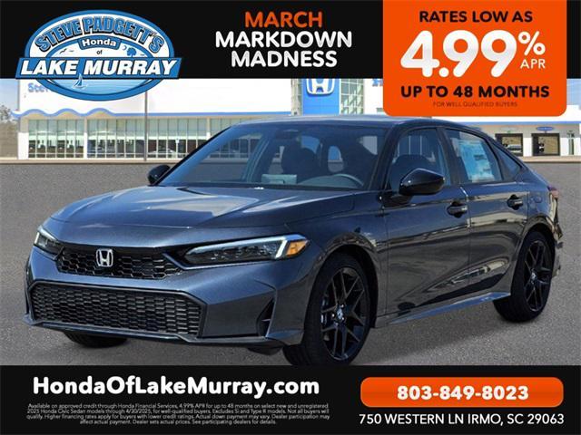 new 2025 Honda Civic Hybrid car, priced at $28,854