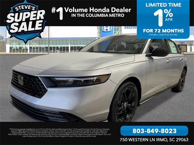 new 2025 Honda Accord car, priced at $30,389