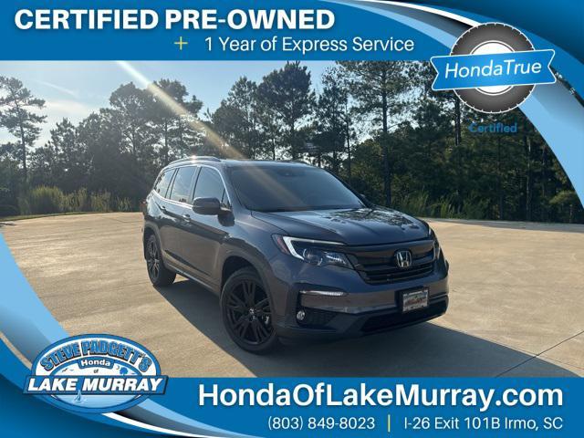 used 2021 Honda Pilot car, priced at $28,000