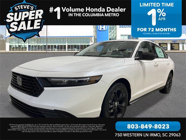 new 2025 Honda Accord car, priced at $31,365