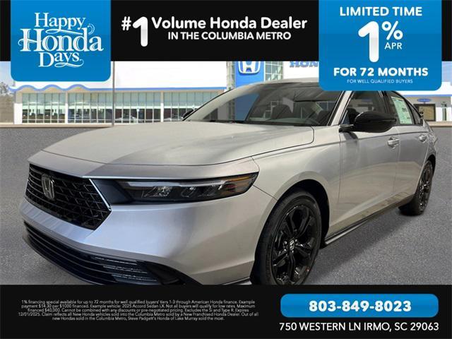 new 2025 Honda Accord car, priced at $30,389