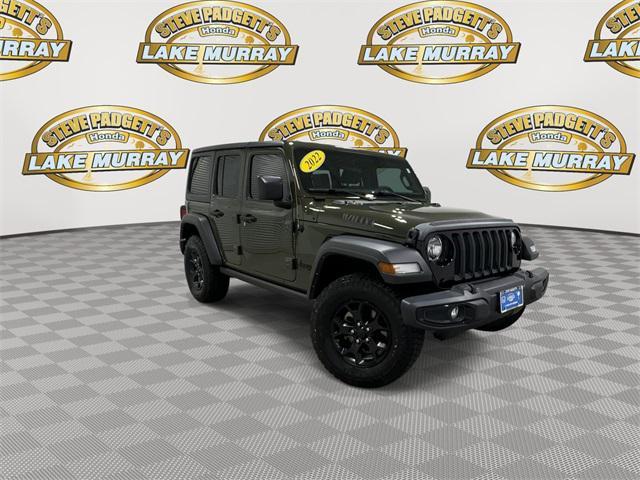used 2022 Jeep Wrangler Unlimited car, priced at $25,500