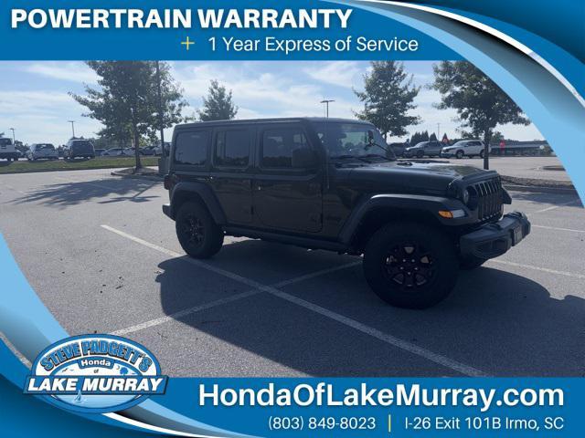 used 2022 Jeep Wrangler Unlimited car, priced at $29,000