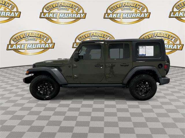 used 2022 Jeep Wrangler Unlimited car, priced at $25,500