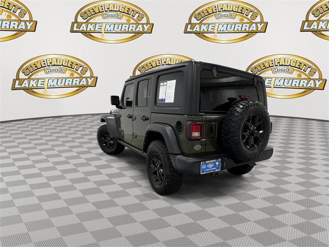 used 2022 Jeep Wrangler Unlimited car, priced at $25,500