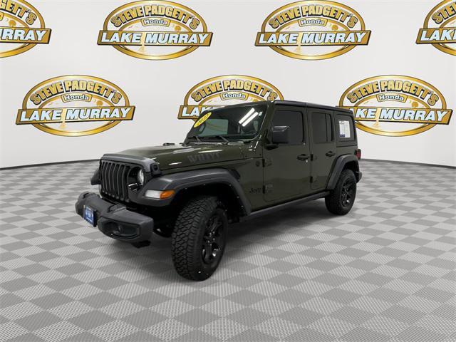 used 2022 Jeep Wrangler Unlimited car, priced at $25,500