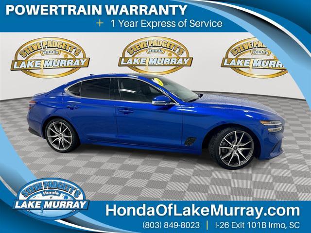 used 2022 Genesis G70 car, priced at $28,185