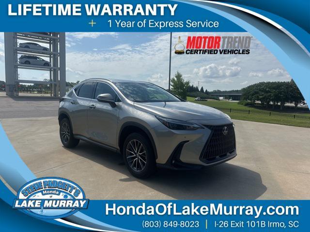 used 2023 Lexus NX 250 car, priced at $38,000