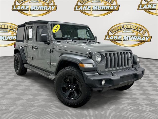 used 2018 Jeep Wrangler Unlimited car, priced at $18,498