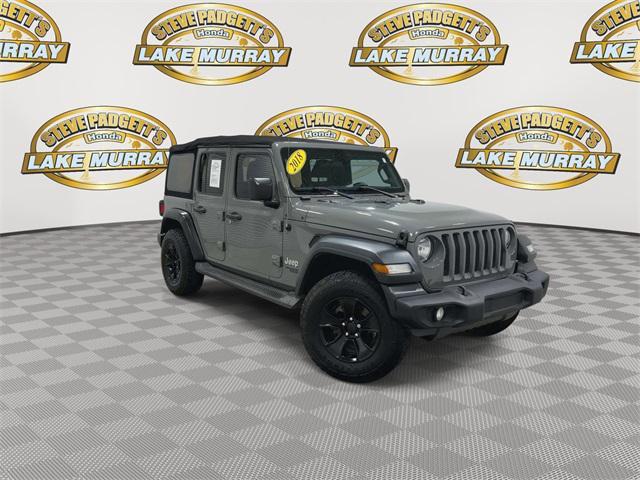 used 2018 Jeep Wrangler Unlimited car, priced at $18,498