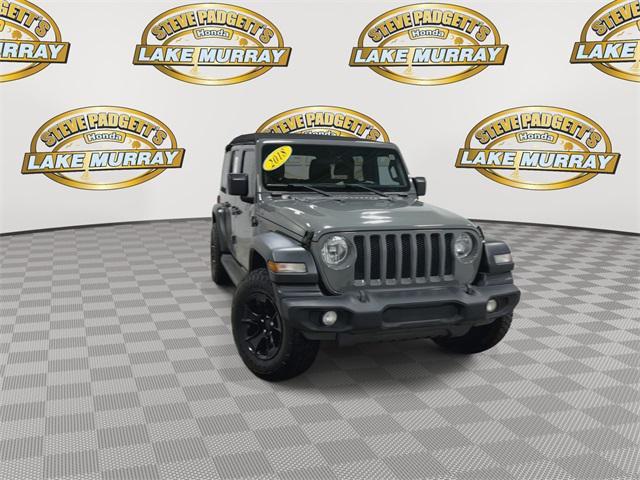 used 2018 Jeep Wrangler Unlimited car, priced at $18,498