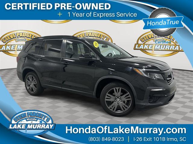 used 2022 Honda Pilot car, priced at $29,995