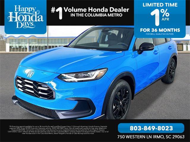 new 2026 Honda HR-V car, priced at $28,683