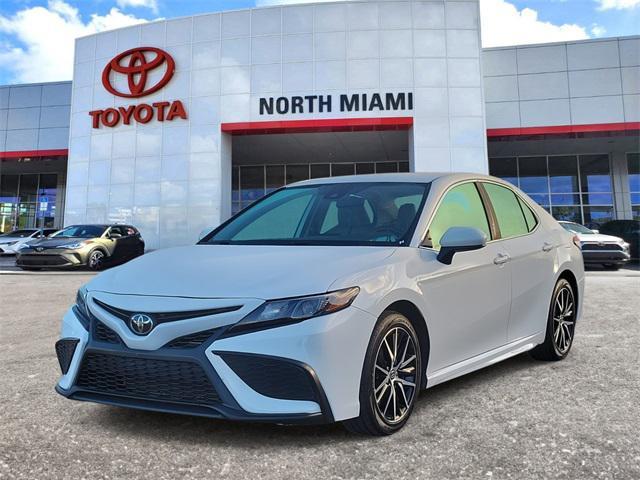 used 2021 Toyota Camry car, priced at $18,299