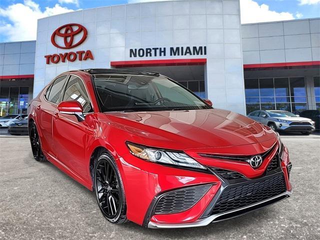 used 2021 Toyota Camry car, priced at $22,685