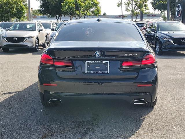 used 2022 BMW 530e car, priced at $33,732