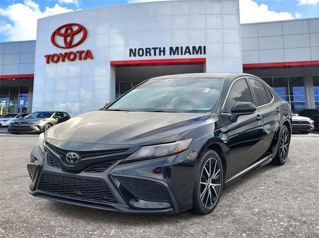 used 2021 Toyota Camry car, priced at $18,108