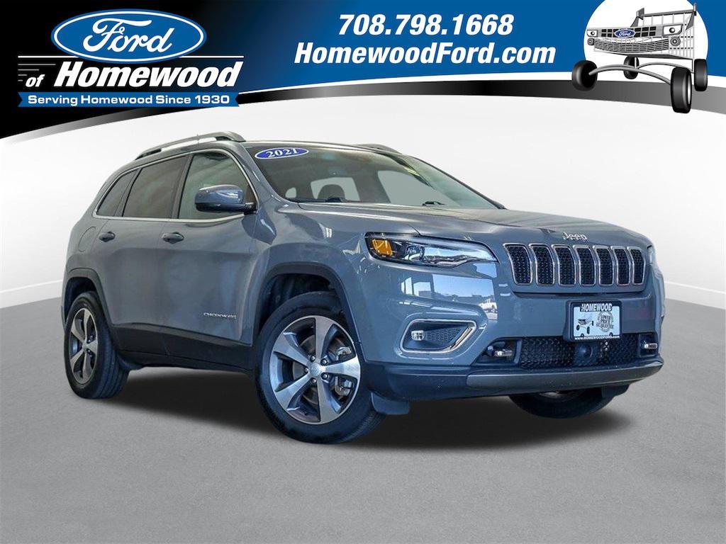used 2021 Jeep Cherokee car, priced at $18,530