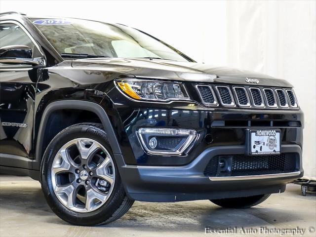 used 2021 Jeep Compass car, priced at $21,324