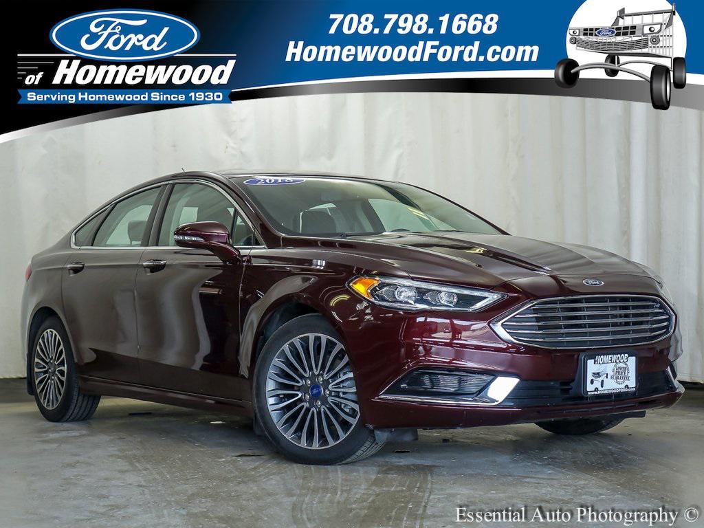 used 2018 Ford Fusion car, priced at $15,600