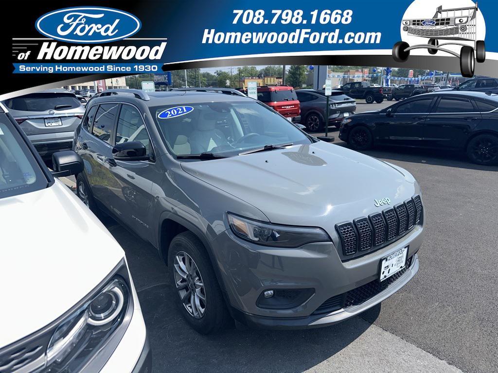 used 2021 Jeep Cherokee car, priced at $23,500