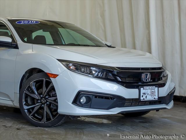 used 2020 Honda Civic car, priced at $20,000