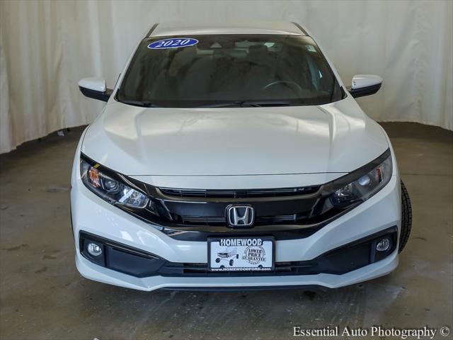 used 2020 Honda Civic car, priced at $20,000