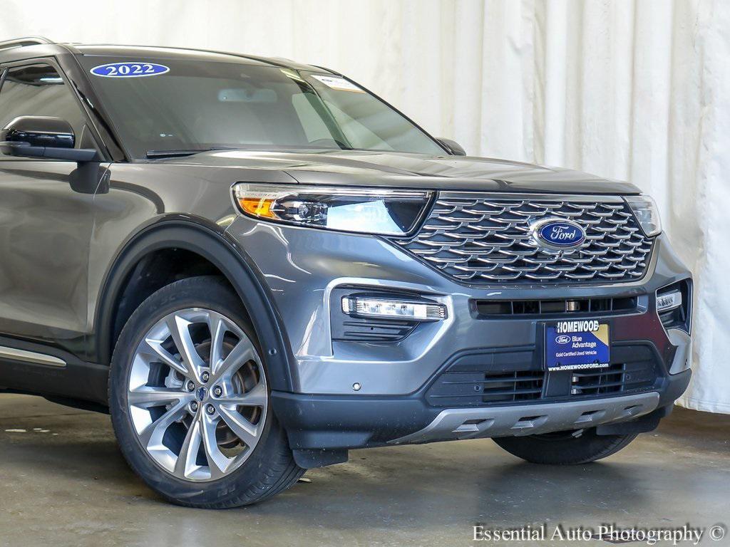 used 2022 Ford Explorer car, priced at $36,700