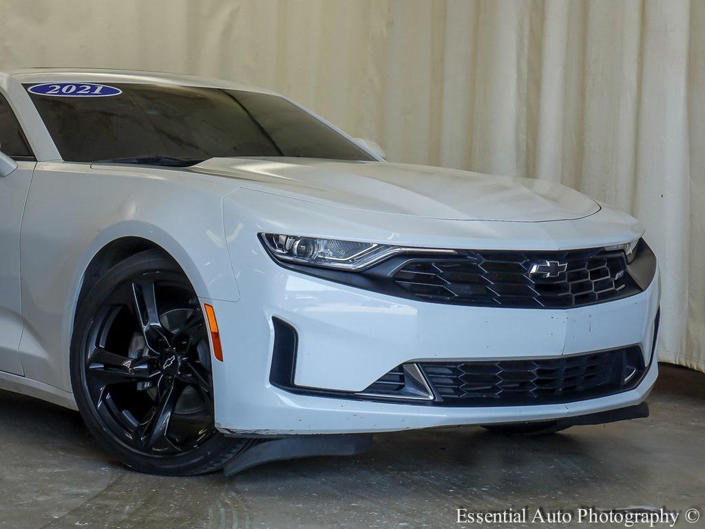 used 2021 Chevrolet Camaro car, priced at $27,400