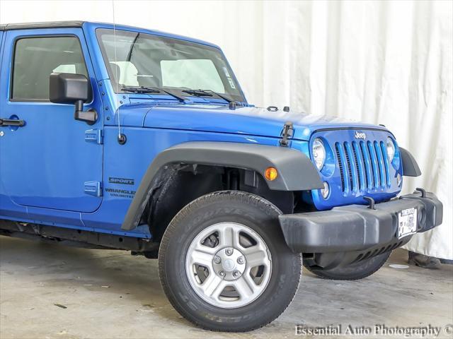used 2016 Jeep Wrangler Unlimited car, priced at $17,623