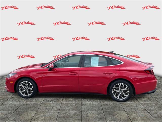 used 2021 Hyundai Sonata car, priced at $19,654