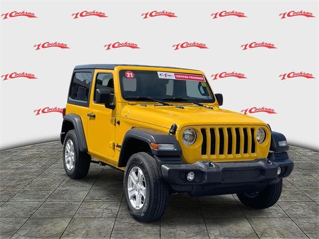 used 2021 Jeep Wrangler car, priced at $25,715
