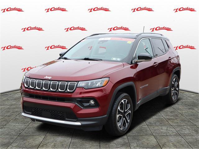 used 2022 Jeep Compass car, priced at $24,125