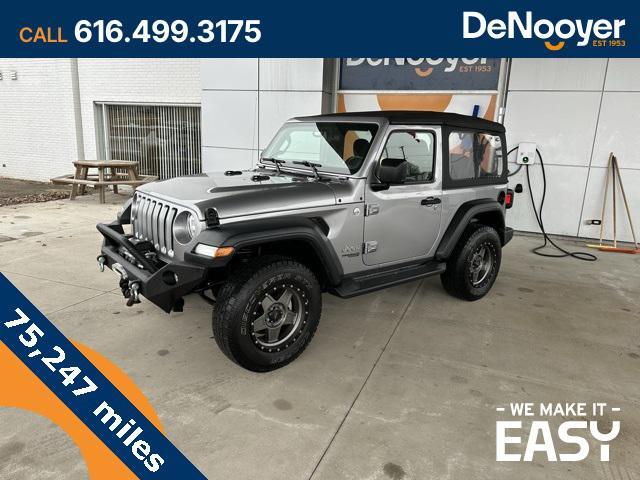 used 2018 Jeep Wrangler car, priced at $19,000