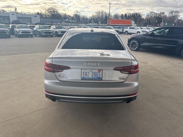 used 2018 Audi A4 car, priced at $15,500
