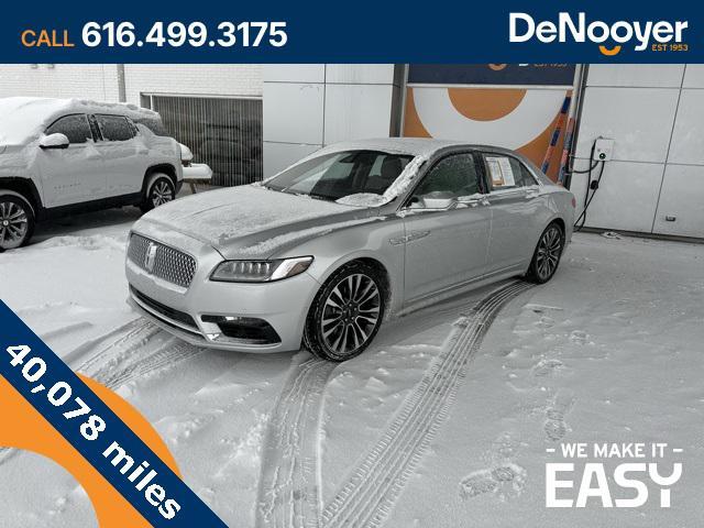 used 2017 Lincoln Continental car, priced at $25,500