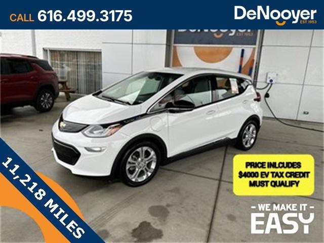 used 2021 Chevrolet Bolt EV car, priced at $17,500