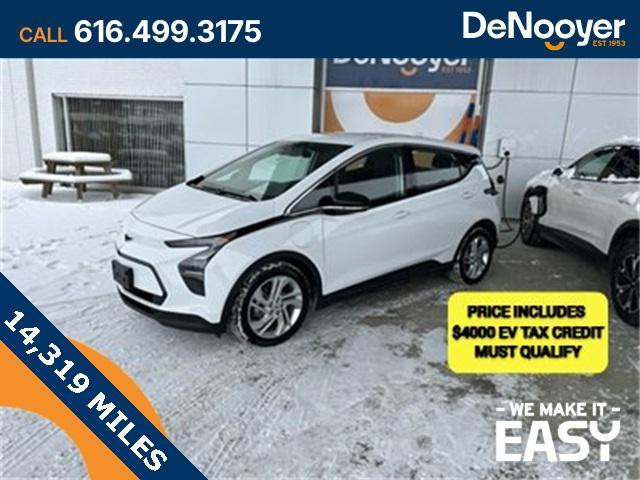 used 2023 Chevrolet Bolt EV car, priced at $17,000