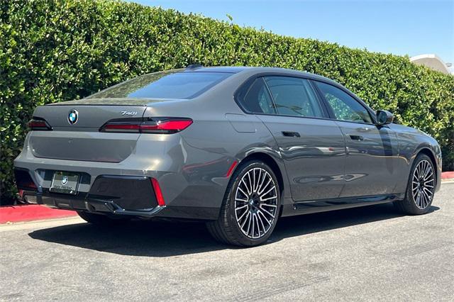 new 2025 BMW 740 car, priced at $104,420