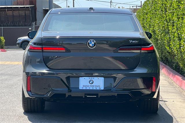 new 2025 BMW 740 car, priced at $104,420