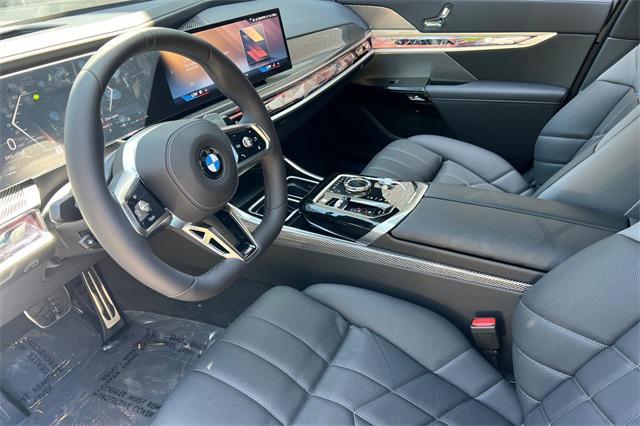 new 2025 BMW 740 car, priced at $112,400
