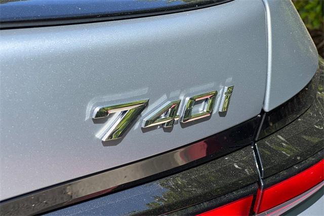 new 2025 BMW 740 car, priced at $112,400