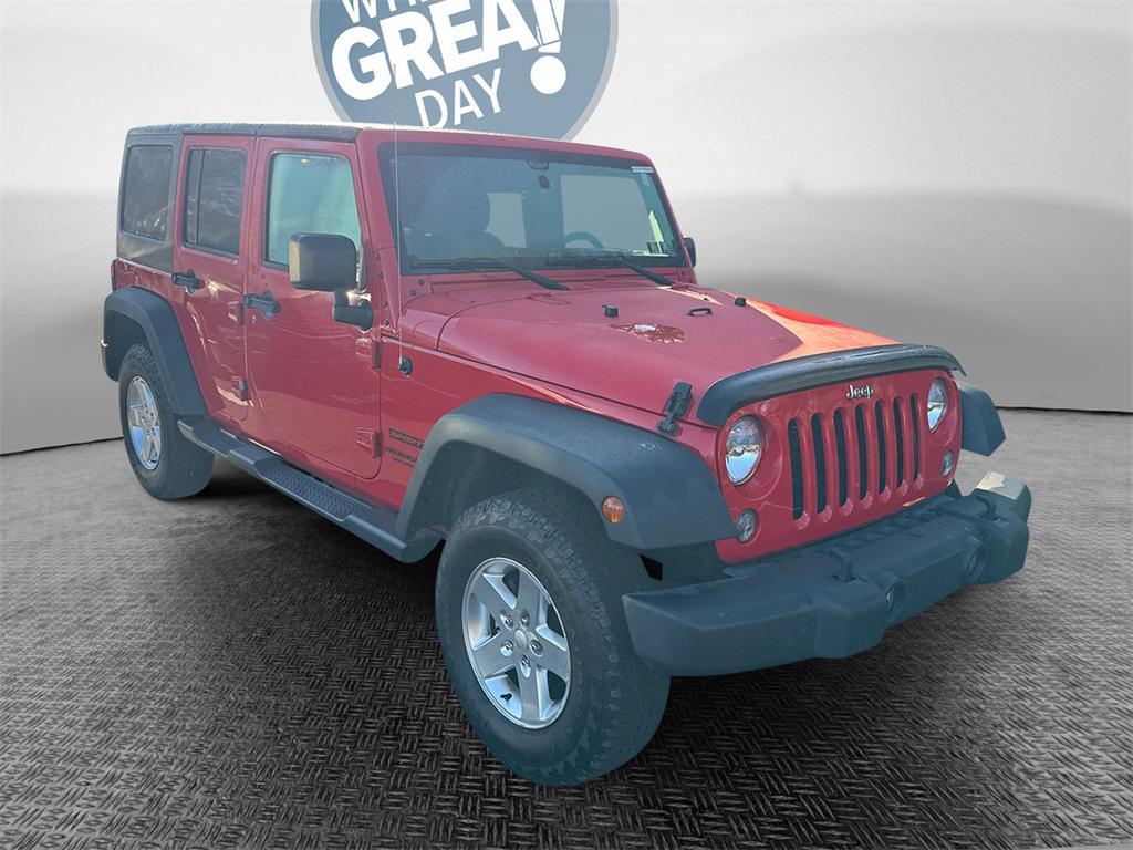 used 2015 Jeep Wrangler Unlimited car, priced at $14,391