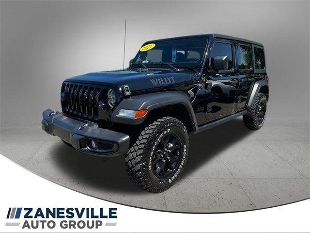 used 2021 Jeep Wrangler Unlimited car, priced at $29,488